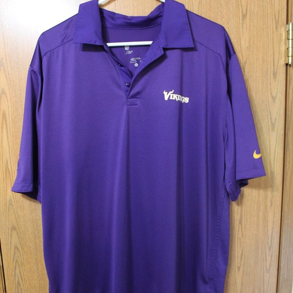 Nike Other - Men's Nike Minnesota Vikings Polo Shirt Sz XL